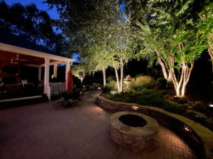 Landscape Patio Lighting Design in Nashville