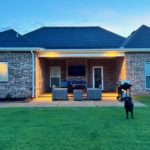 downlighting, patio, low voltage, grill lighting