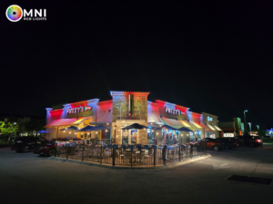 Permanent Roofline lighting by OMNI RGB and Light TN