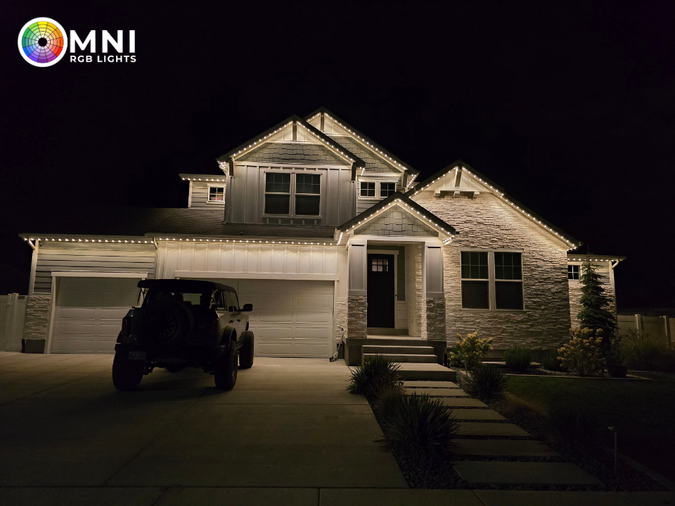 OMNI RGB Permanent roofline lighting for safety