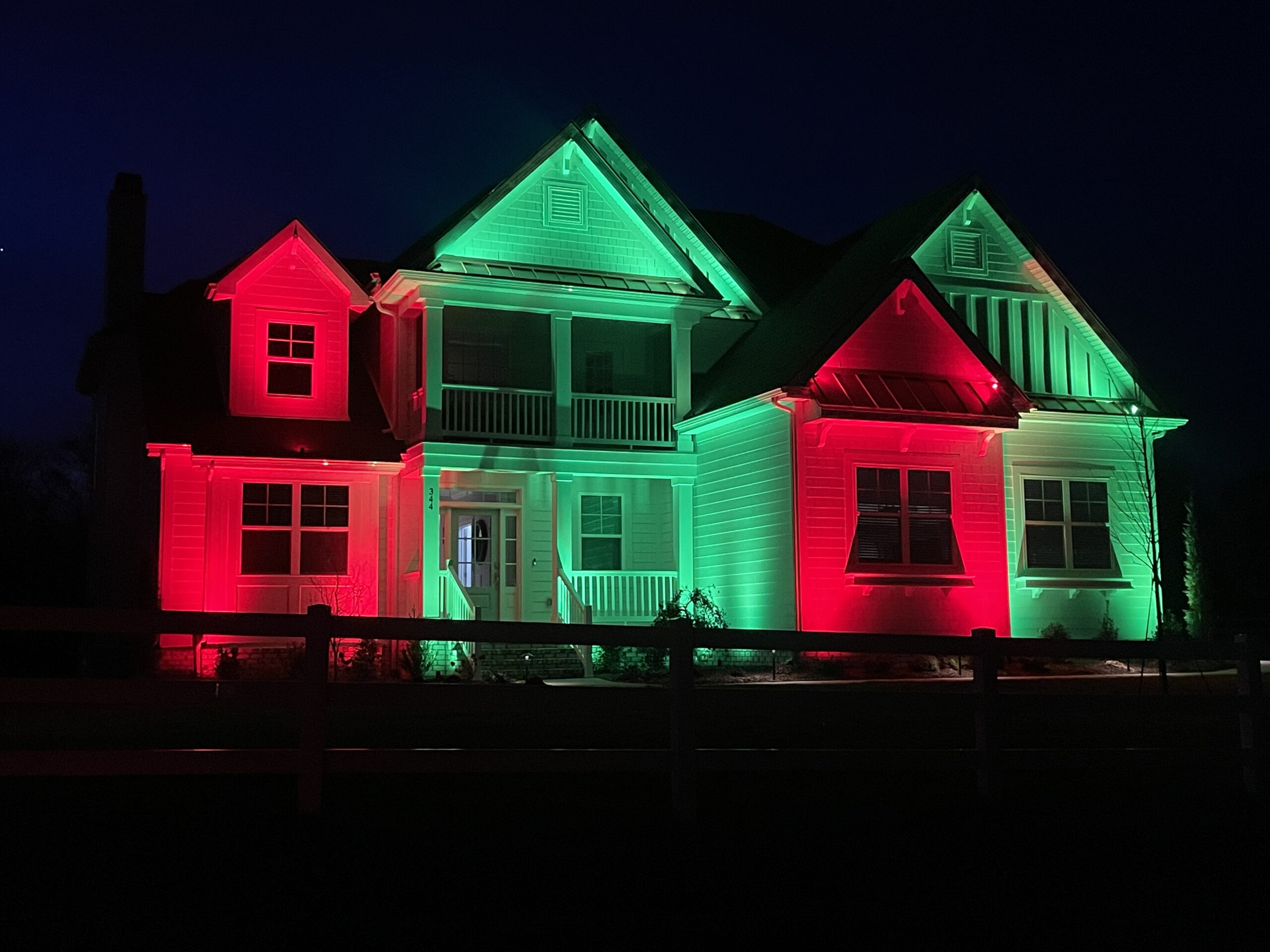 Holiday lighting in Gallatin, TN